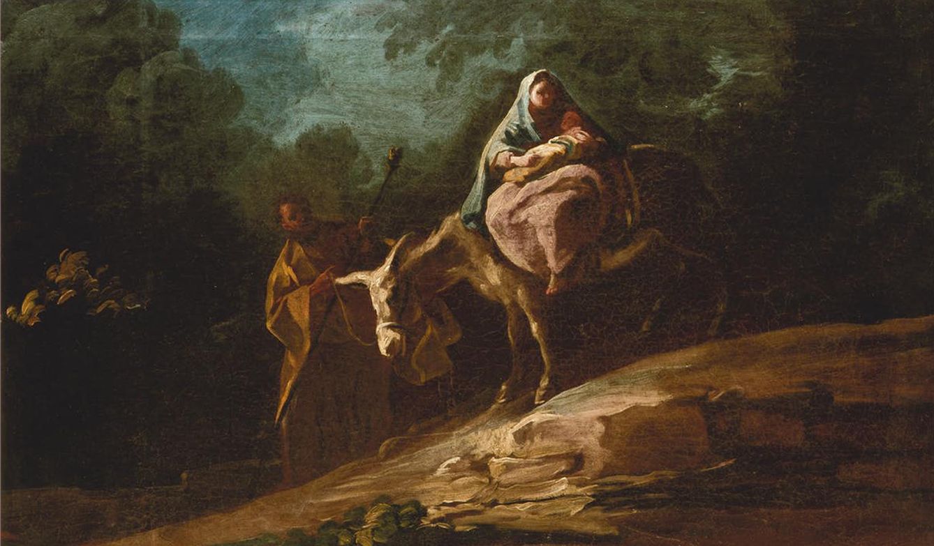 Huida a Egipto. 1772-1774. Colección particular de Cuenca. 