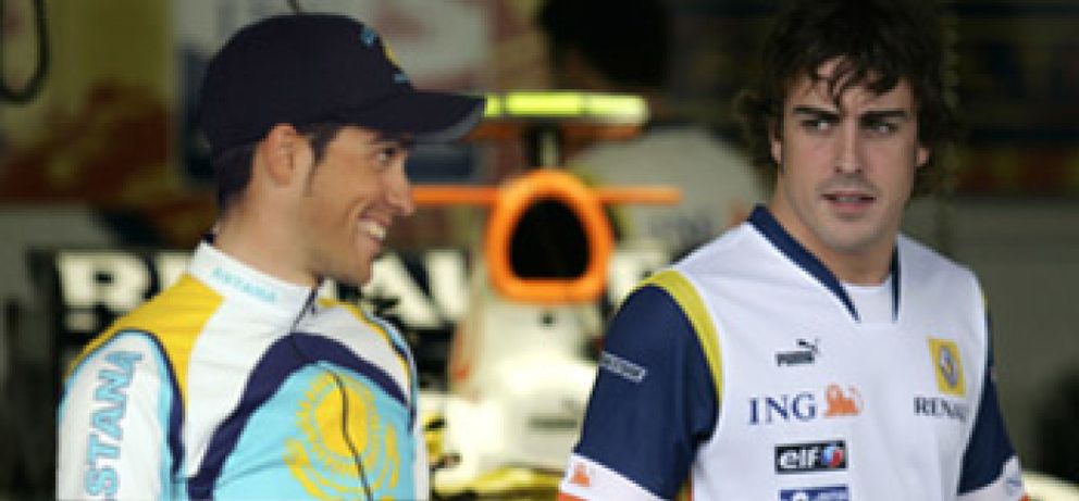 Foto: Alonso quiere hacer un equipo ciclista para Alberto Contador