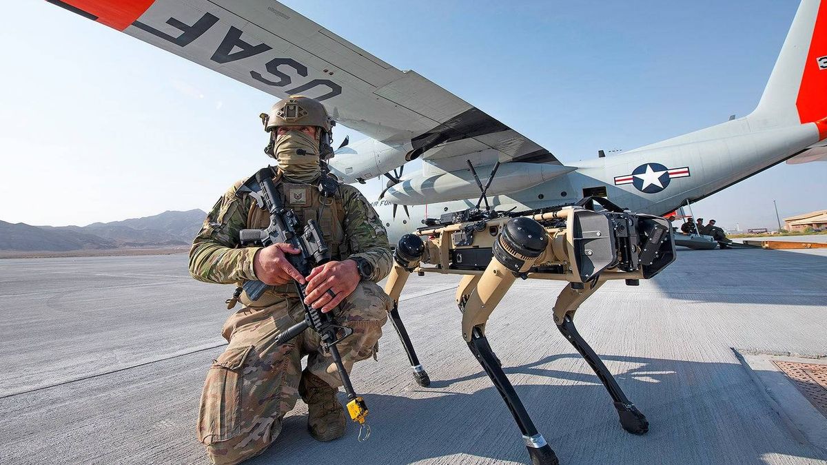 El ejército de Estados Unidos ya prueba perros robot para la guerra