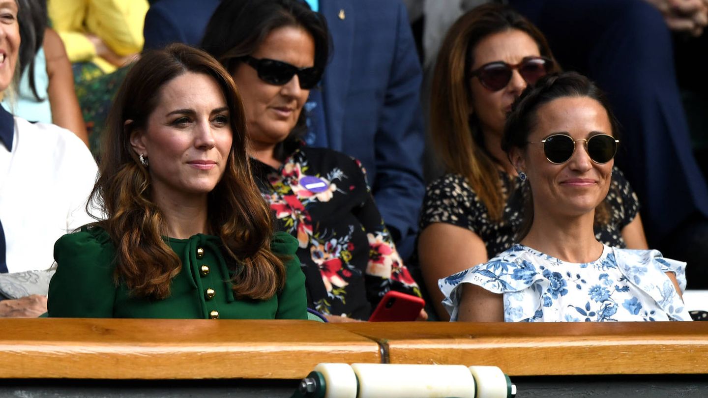 Pippa y Kate Middleton, en 2019. (Getty)