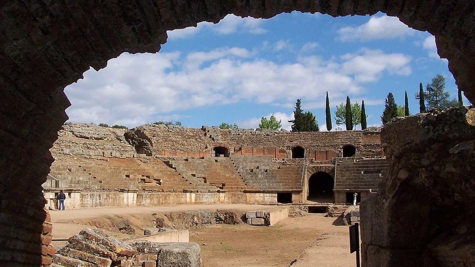Foto: Imagen del Anfiteatro romano de Mérida