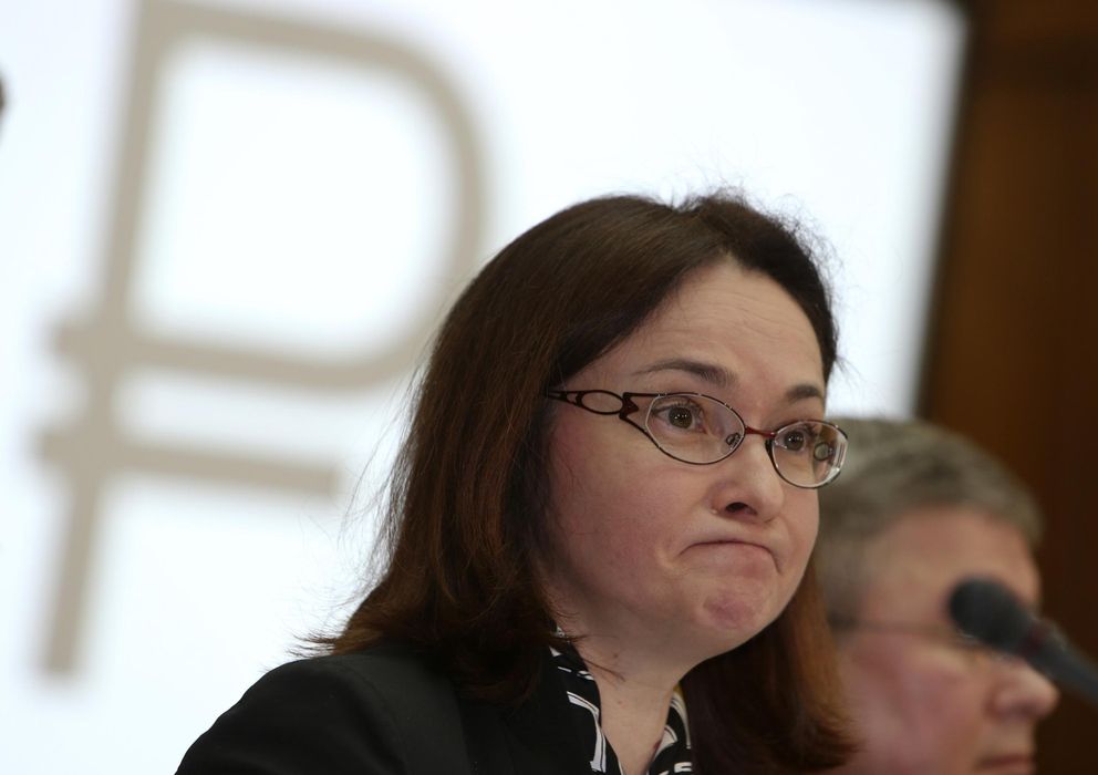 Foto: La gobernadora del Banco de Rusia, Elvira Nabiullina 