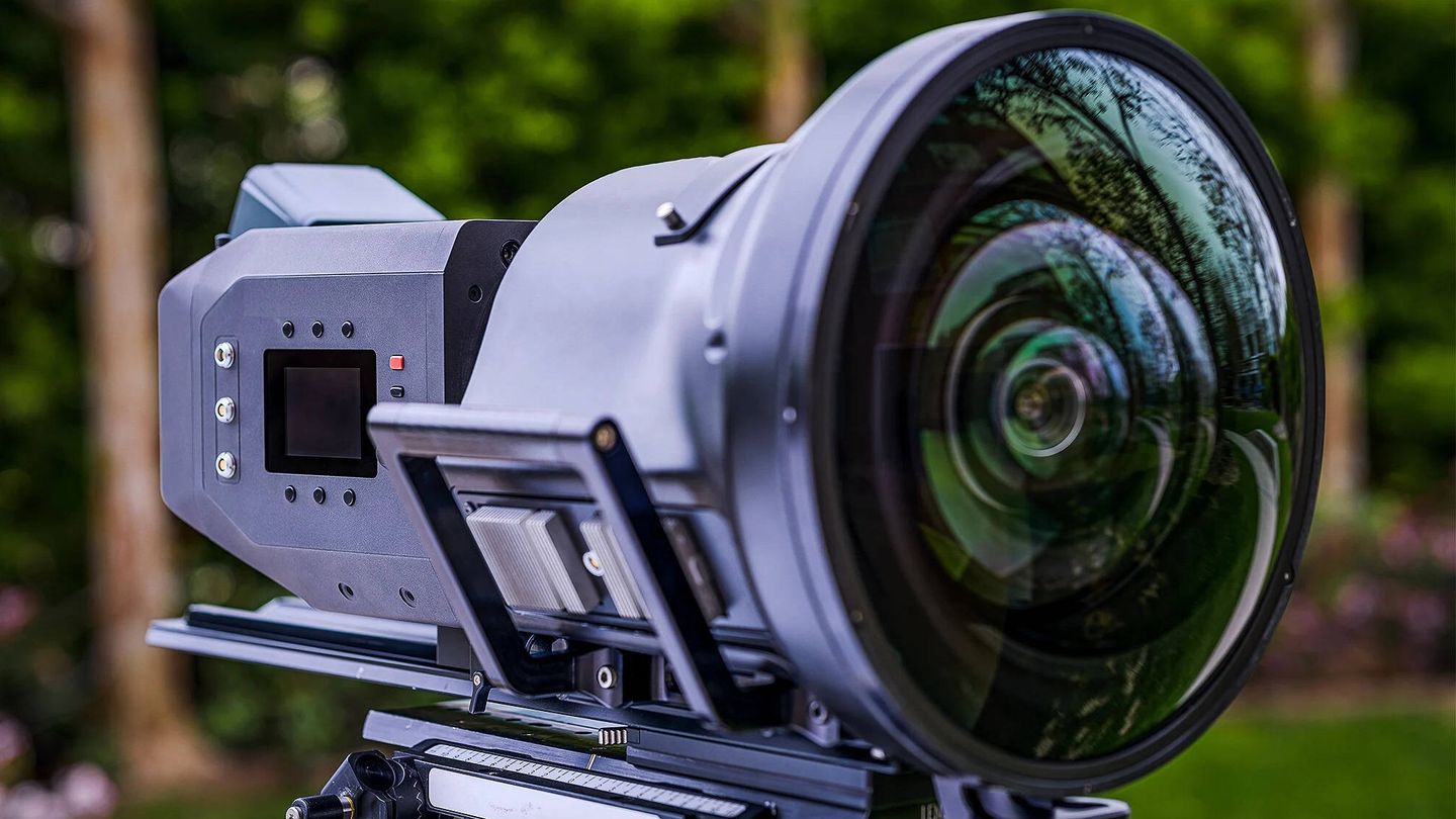 La cámara 'Big Sky', desarrollada solo para crear contenido para Sphere y con la que Darren Aronofsky ha rodado el documental 'Postcards from Earth'. (MSG Entertainment)