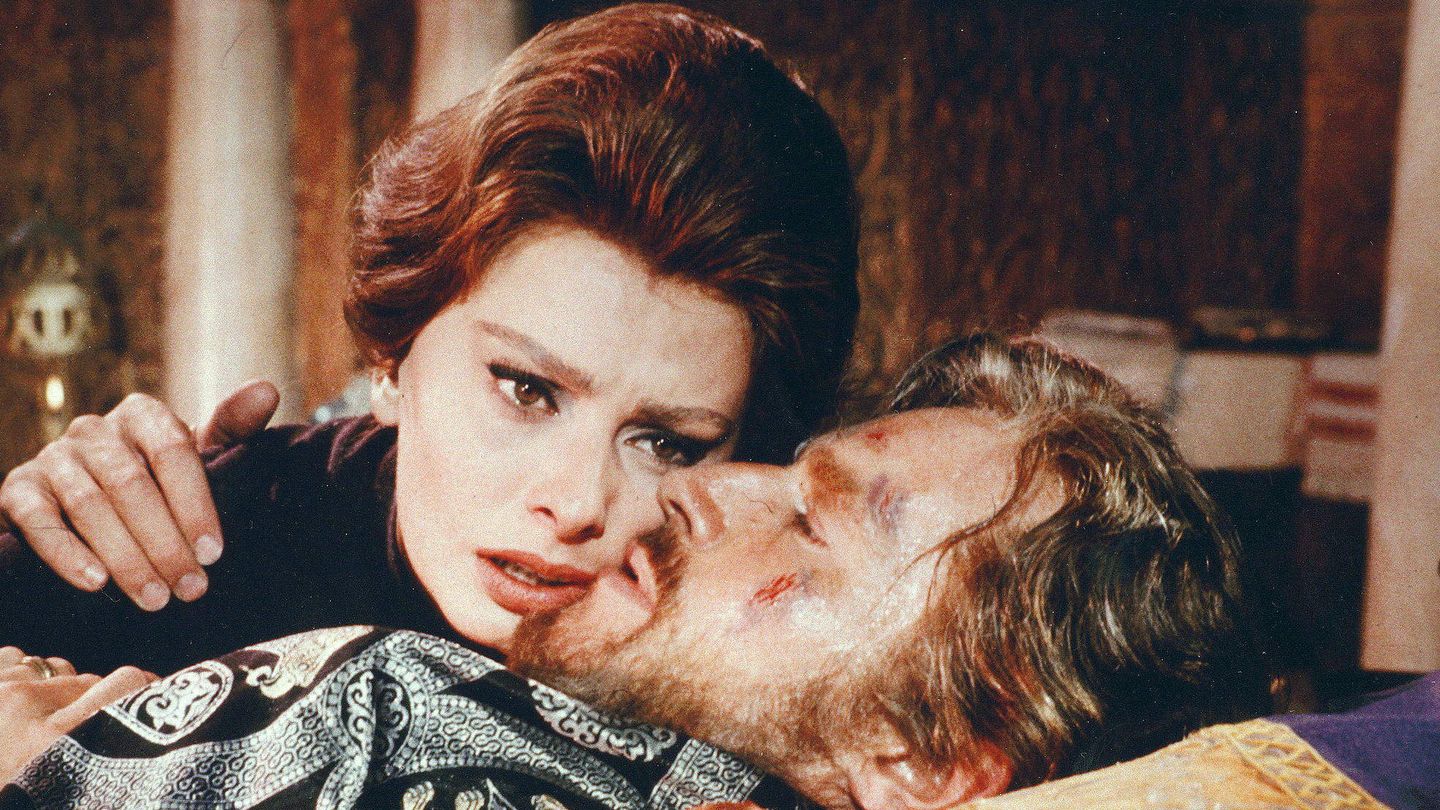 En 'El Cid' junto a Sophia Loren. (EFE)