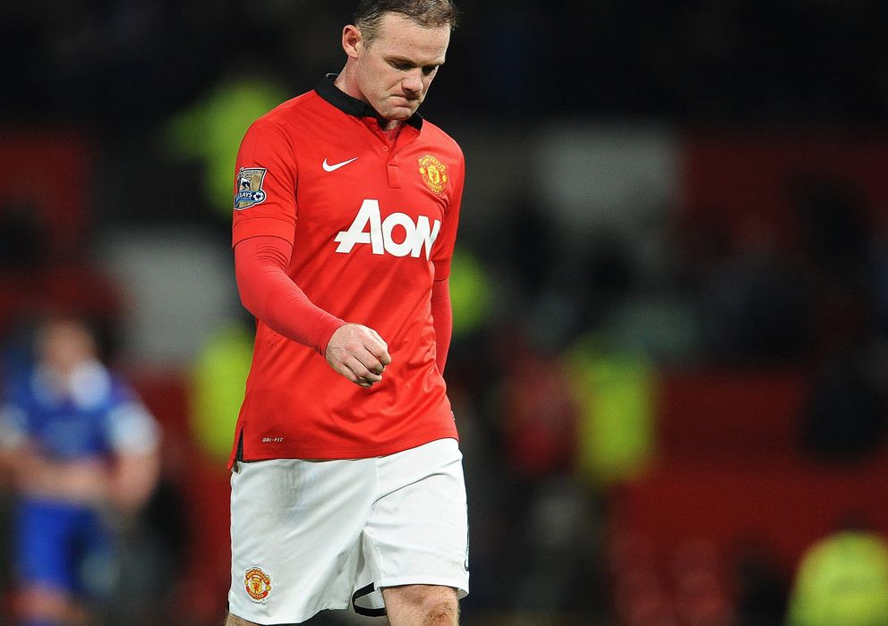 Foto: Wayne Rooney tras un partido con el Manchester United (Efe).