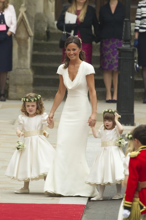 Pippa Middleton, en la boda de Kate.