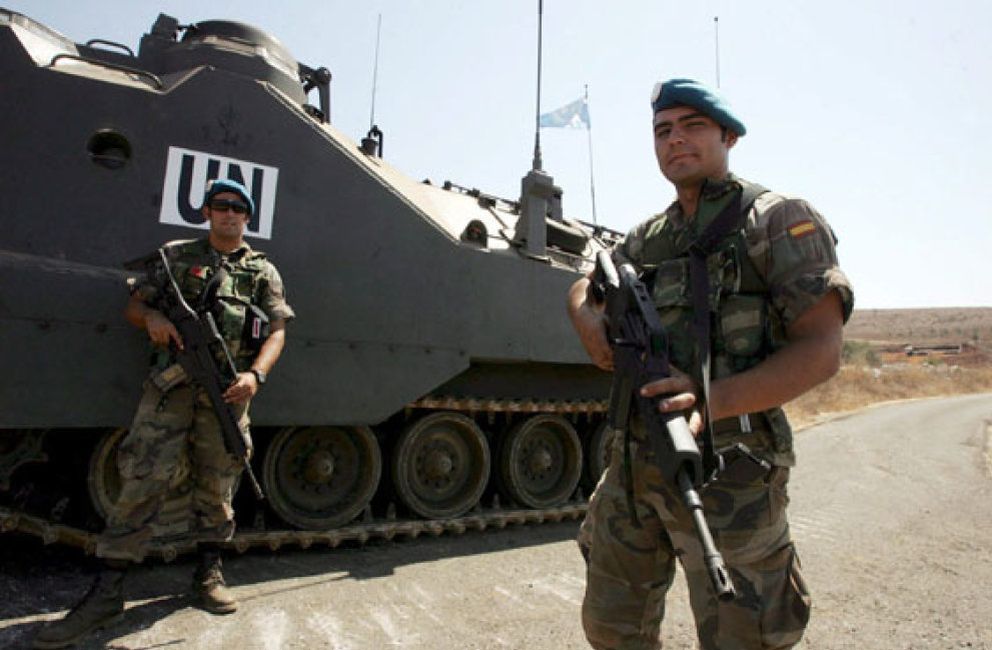 Foto: Defensa supera el cupo de extranjeros en la misión en Líbano: el 12% de los legionarios son inmigrantes