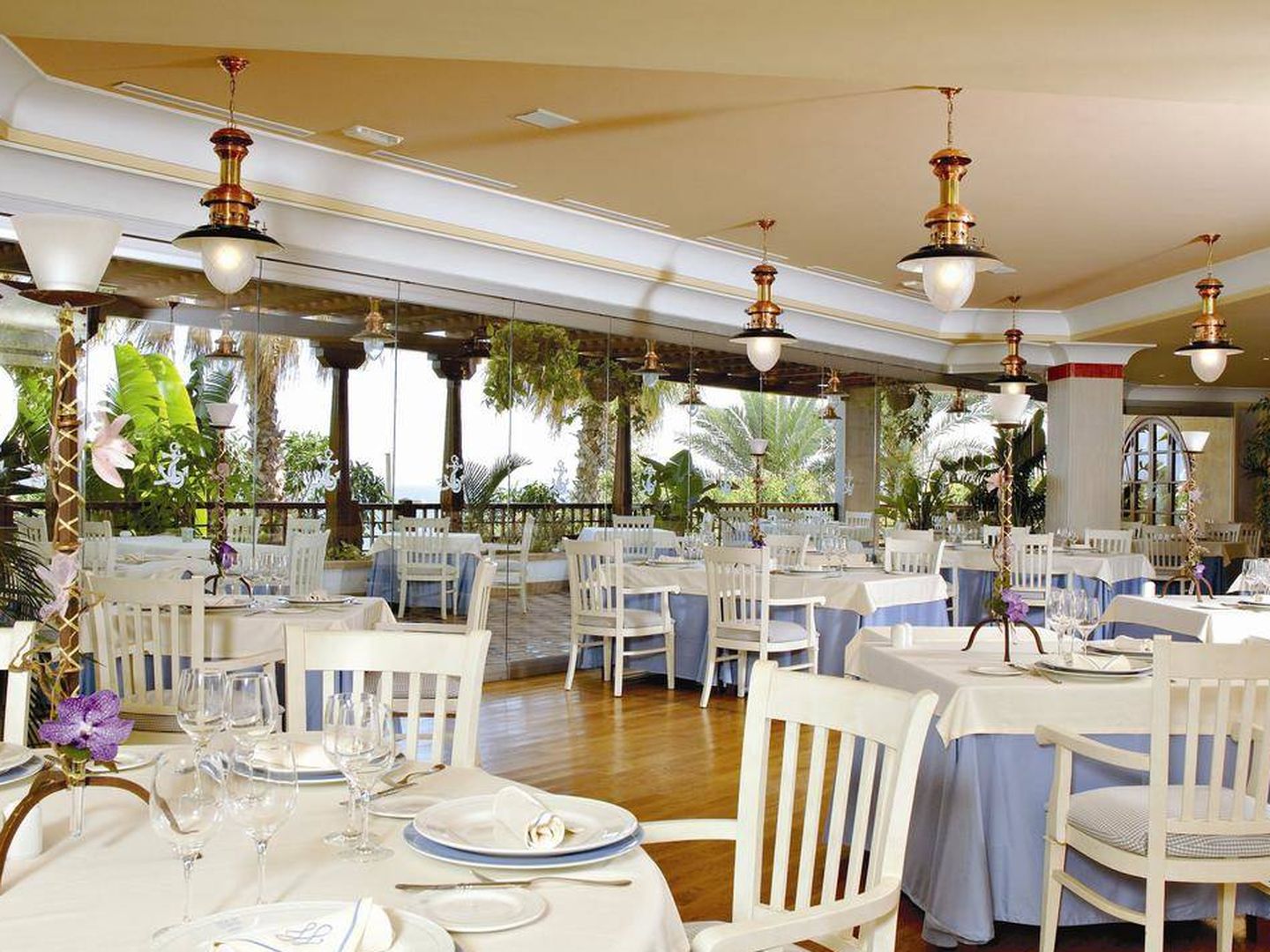 El restaurante Isla de Lobos del hotel Princesa Yaiza.