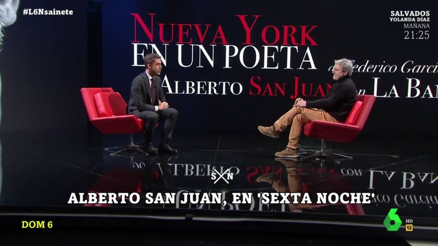 Yélamo y Alberto San Juan. (La Sexta).