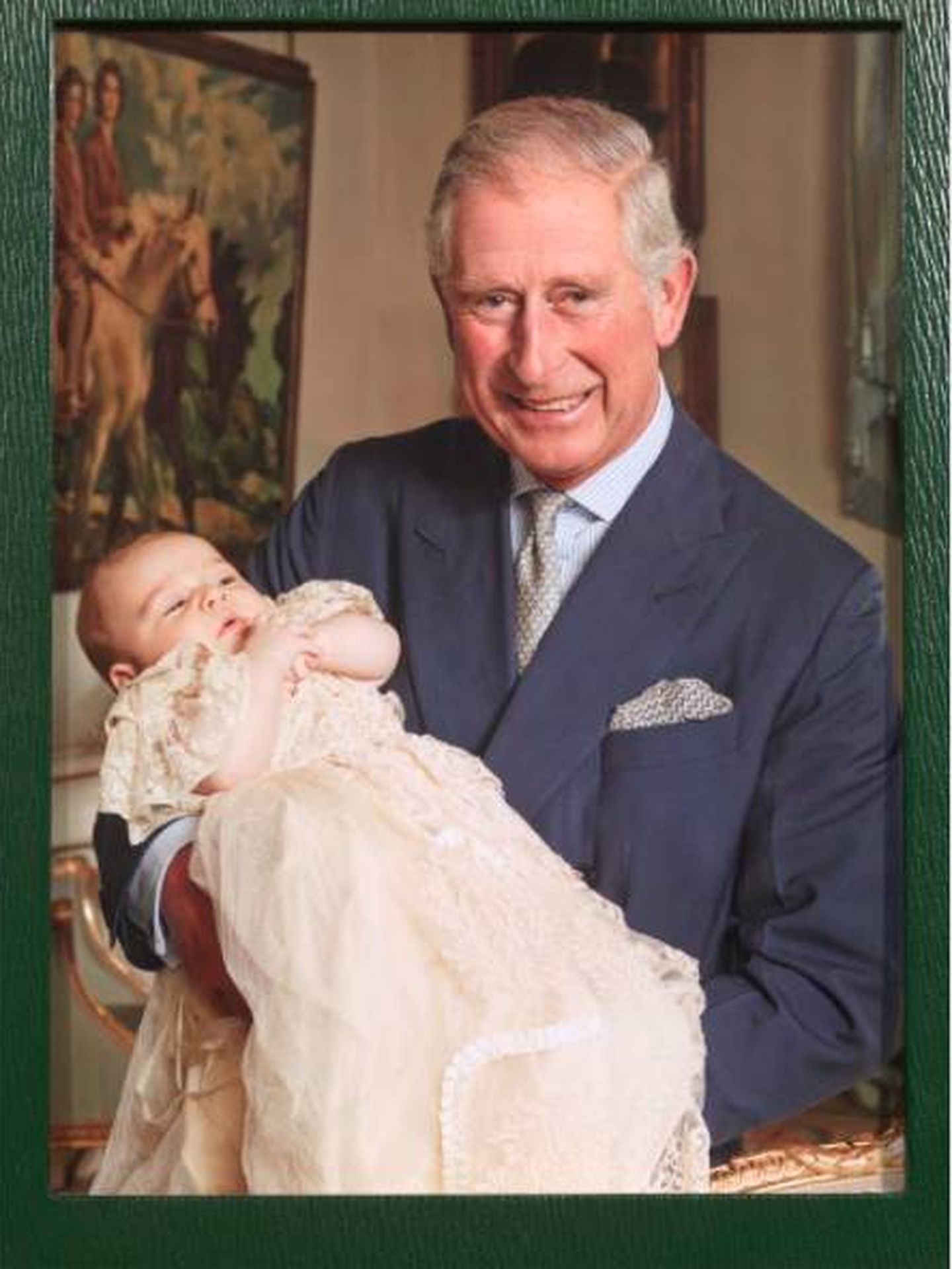 Carlos posa con el príncipe George. (Google Arts and Culture)