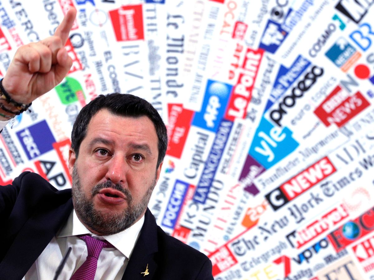 Foto: Matteo Salvini, este jueves. (Reuters)