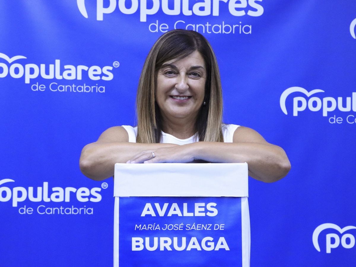 Foto: María José Sáenz de Buruaga, del PP. (EFE/Celia Agüero)