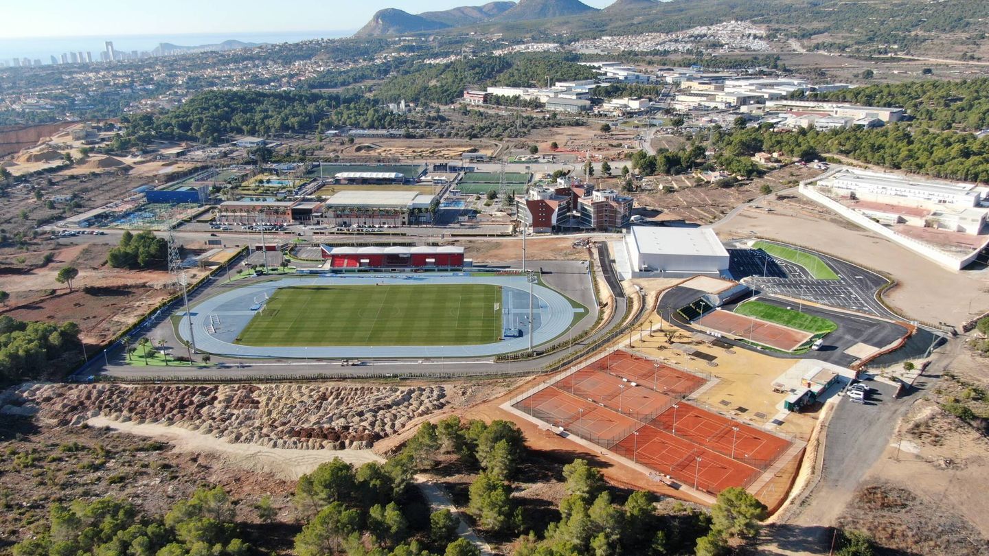Vista aérea de la Ciudad Deportiva (cedida)