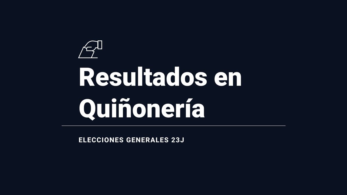 Quiñonería, resultados del 23J | Votos y escaños en las elecciones generales 2023: victoria de del PP
