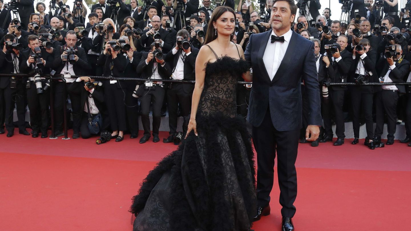 Penélope Cruz y Javier Bardem, en la alfombra roja de Cannes. (Reuters)