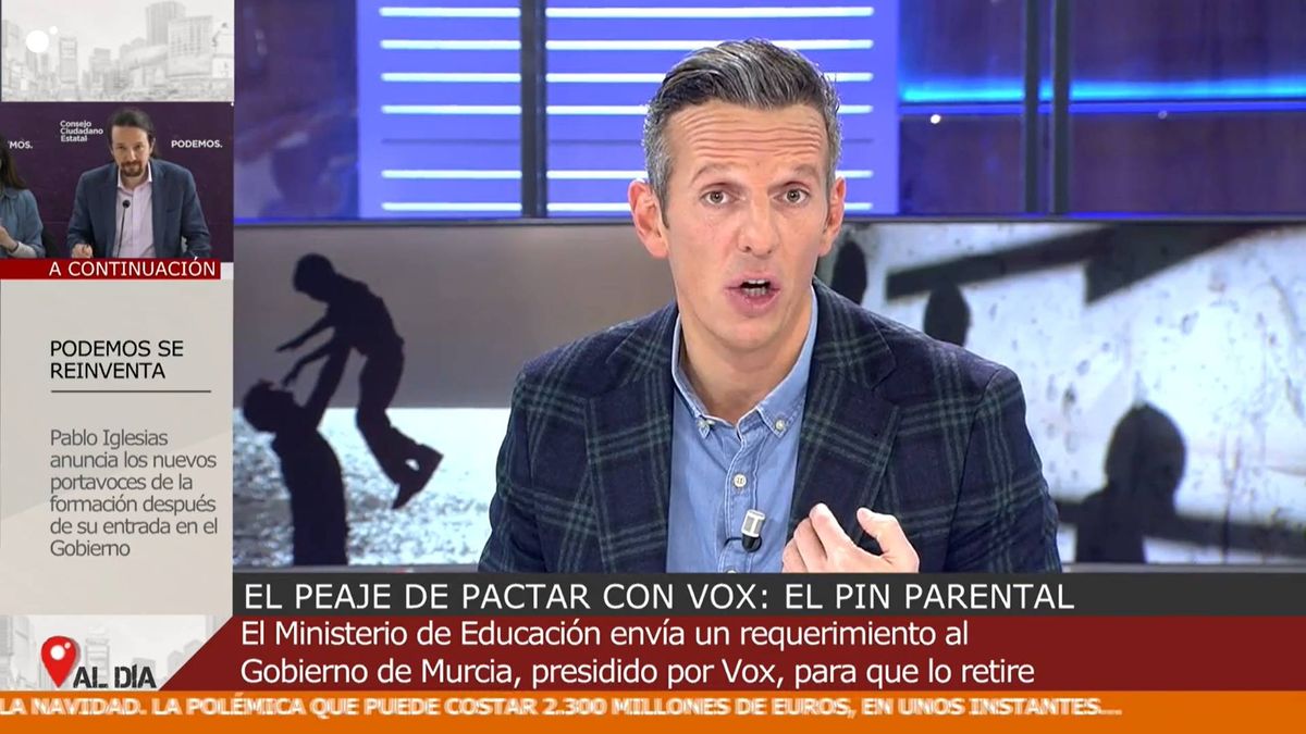 Joaquín Prat, molesto con la ministra Celaá: "A mis hijos los cuido y los mantengo yo"
