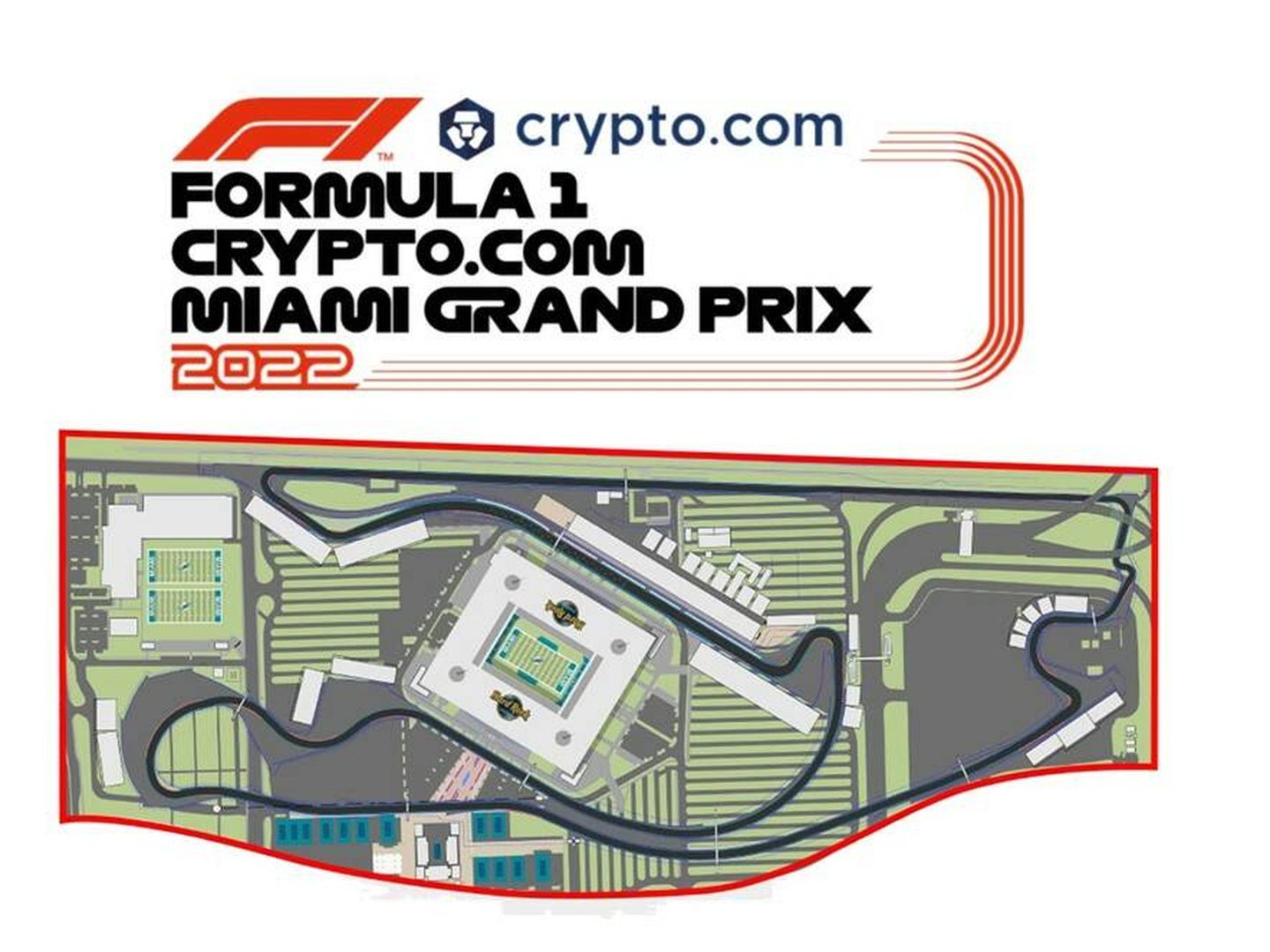 Crypto.com será el nuevo patrocinador oficial del Gran Premio de Miami, que se disputará en un nuevo trazado urbano alrededor del Hard Rock stadium