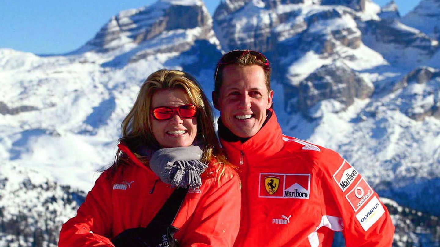 Schumacher con su mujer Corinna en una imagen de archivo (Gtres)