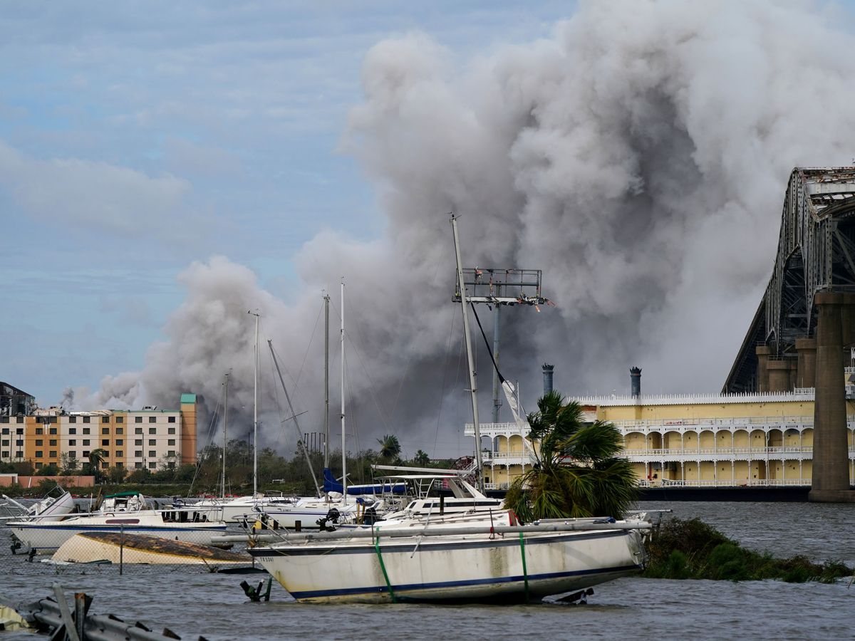 Foto: Imágenes de la planta química afectada. (Reuters)