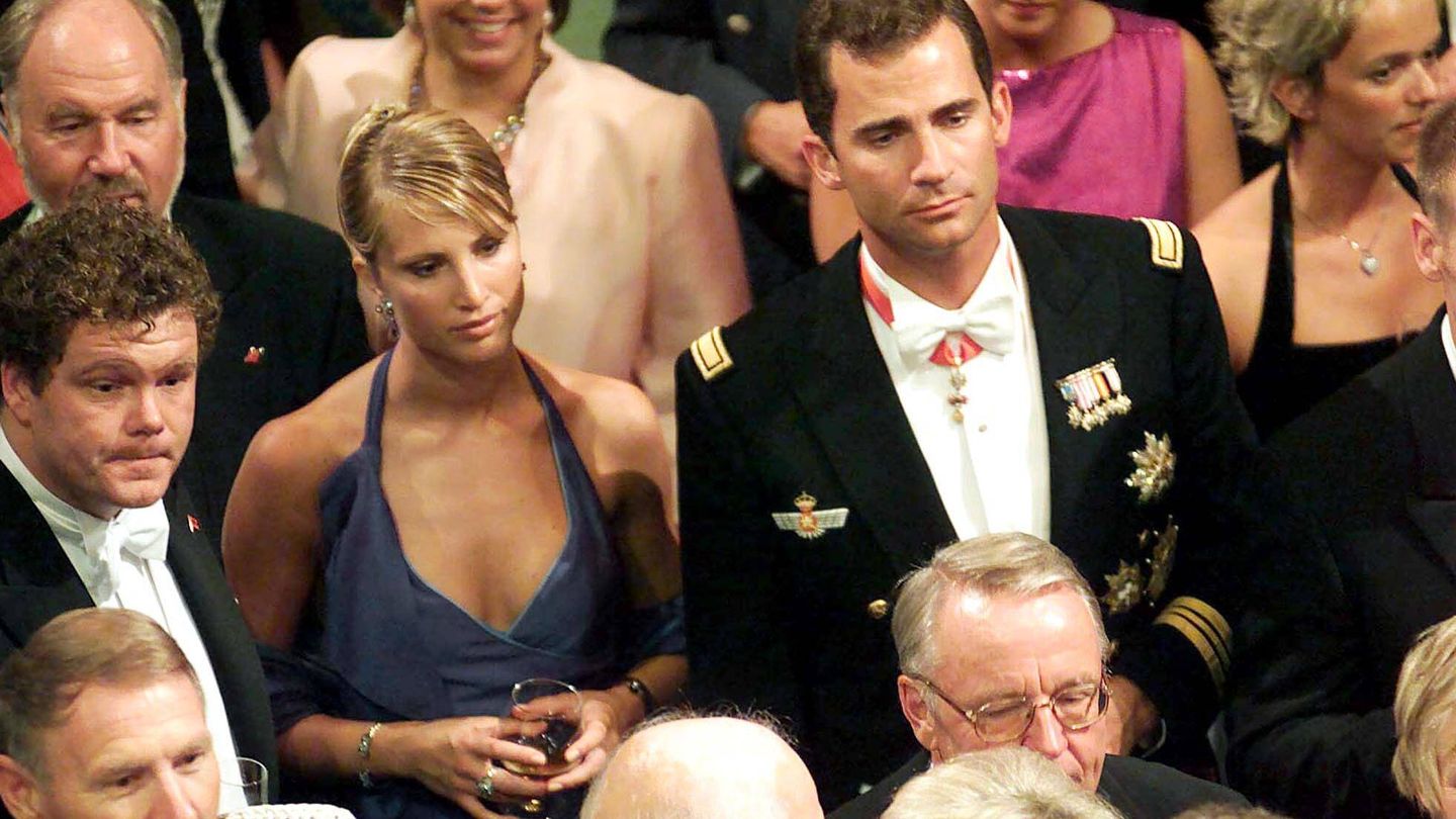  El entonces príncipe Felipe y Eva Sannum.