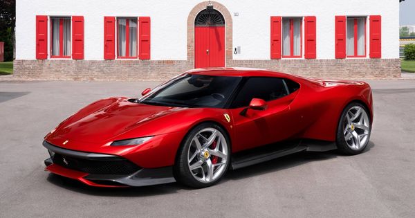 Foto: Ferrari SP38 un coche hecho a medida para un cliente especial de la marca italiana.