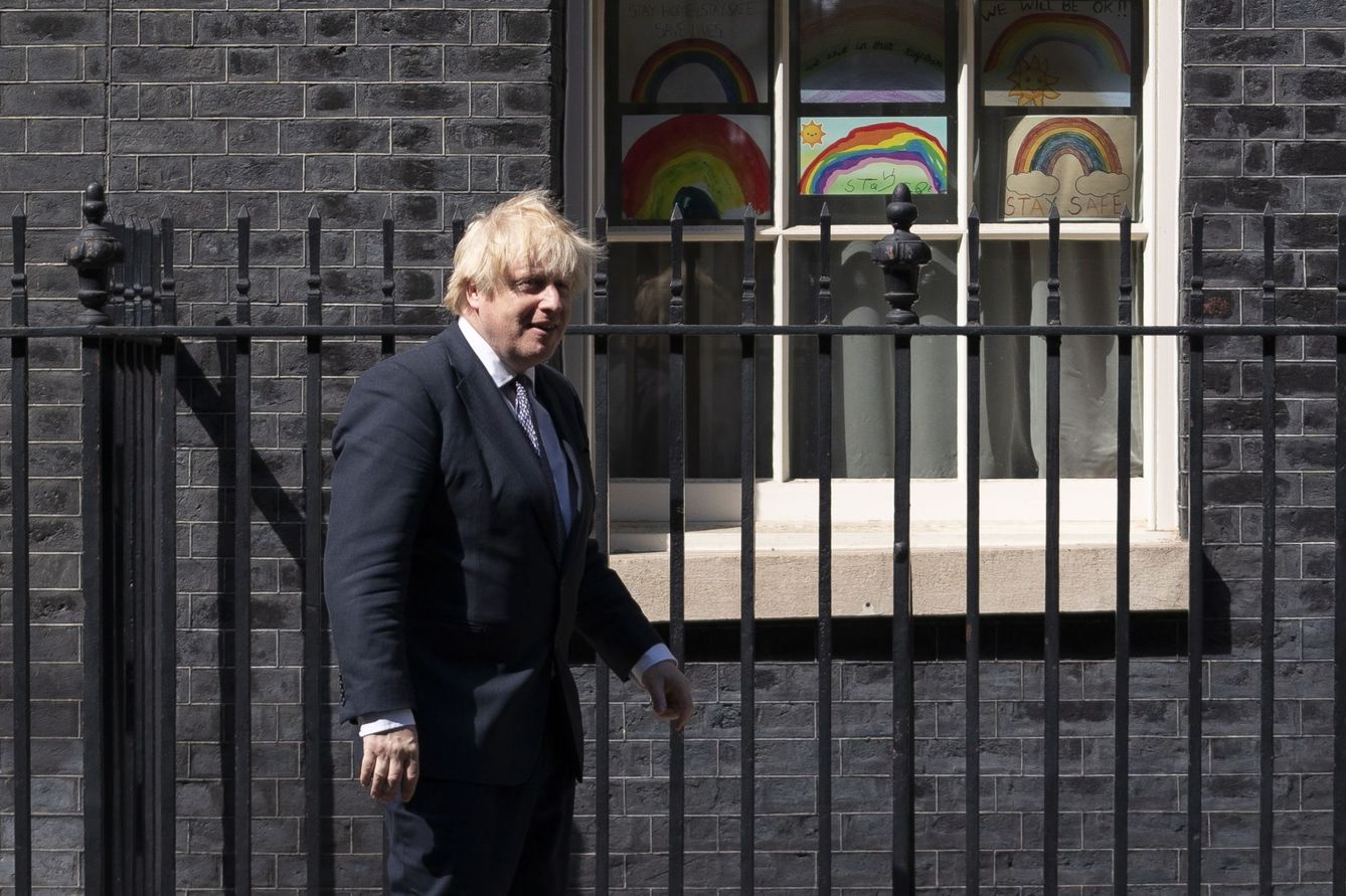 El primer ministro británico, Boris Johnson, en Londres. (Reuters)