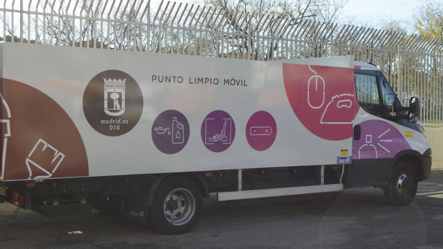 Camión del punto limpio móvil. (Ayuntamiento de Madrid)