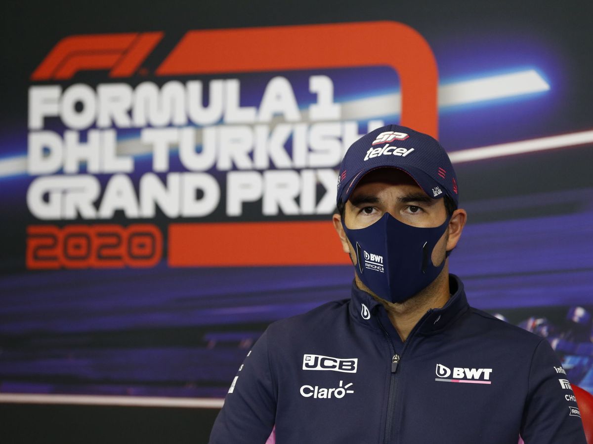 Foto: 'Checo' Pérez durante la rueda de prensa del Gran Premio de Turquía de este fin de semana. (EFE)