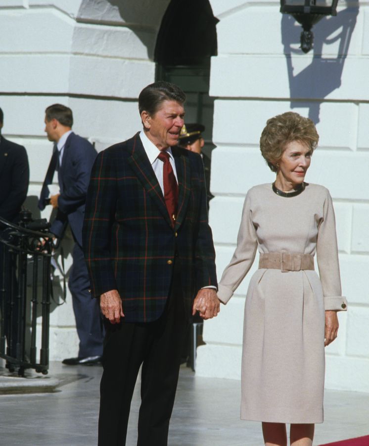 Foto: Ronald y Nancy Reagan en los 80