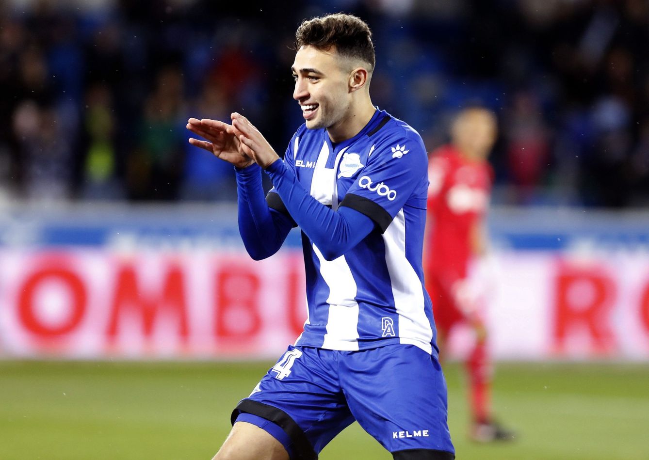 Munir suma un gol en Liga y dos en Copa con el Alavés. (EFE)