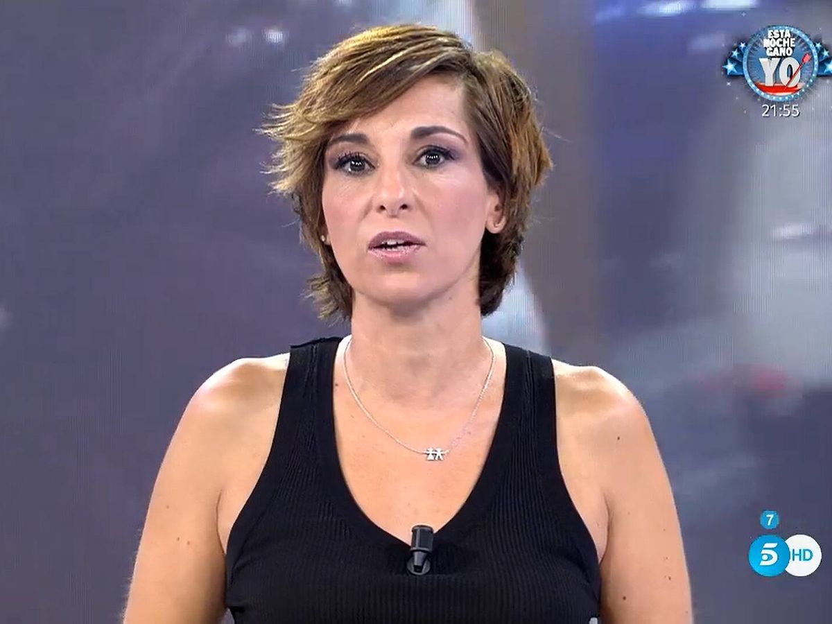 Photo: Adela González, in 'Sálvame'.  (Media set)