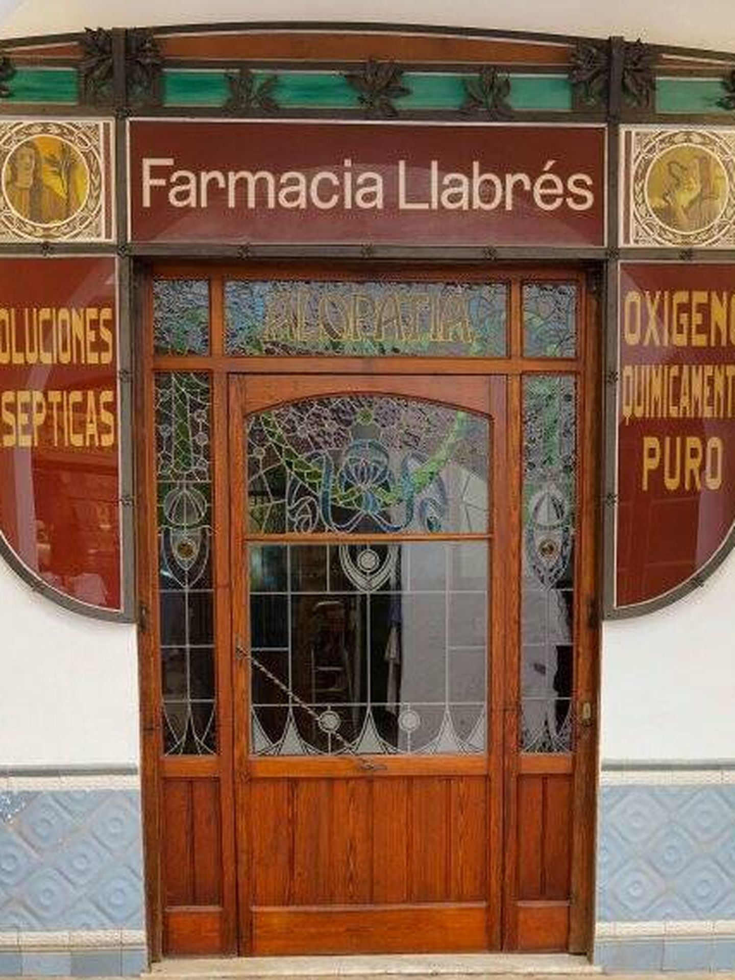La farmacia Llabrés, rehabilitada. (Fundación Hesperia)