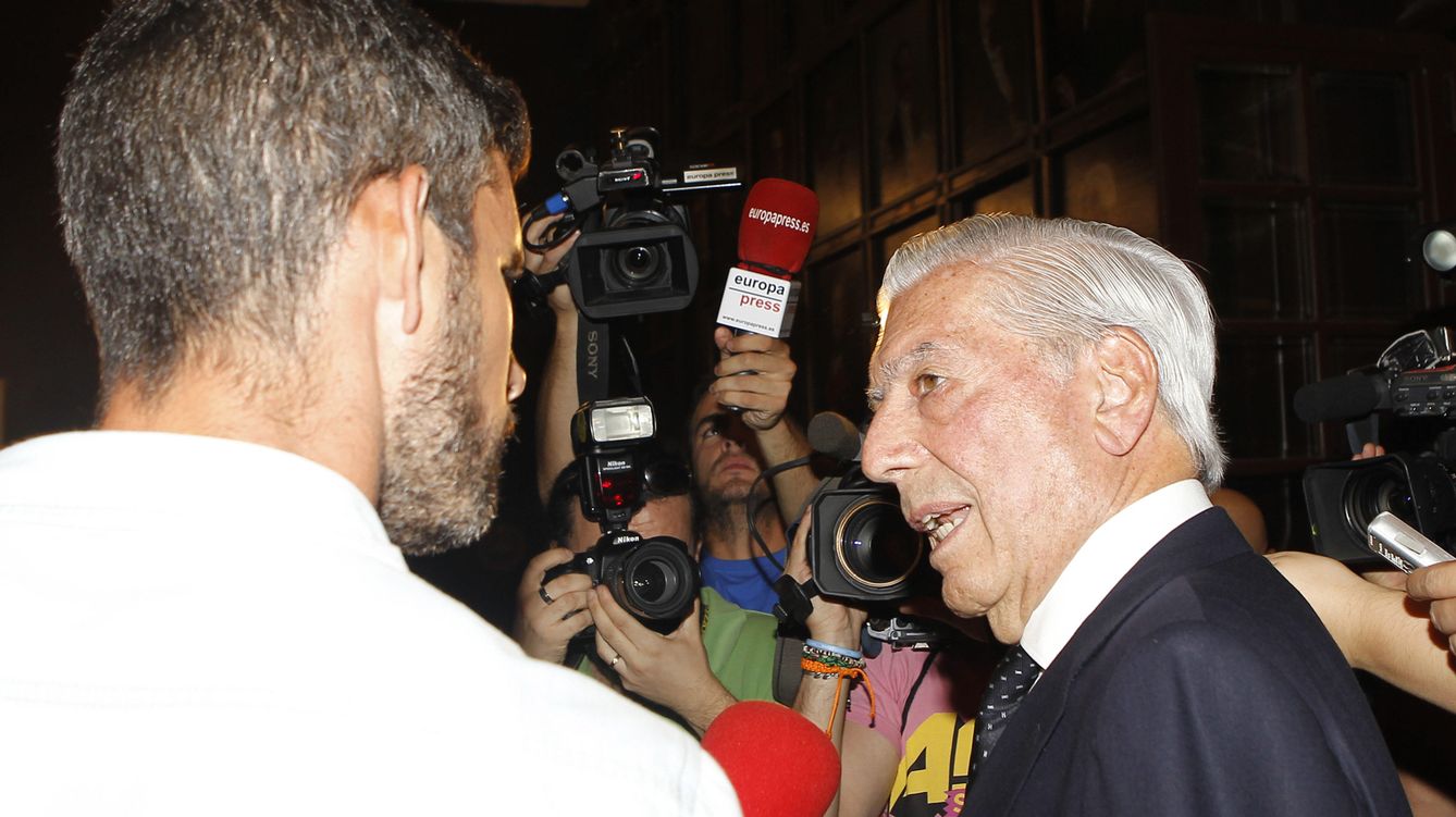 Foto: El escritor Mario Vargas Llosa, en el acto celebrado en el Ateneo este martes (Gtres)