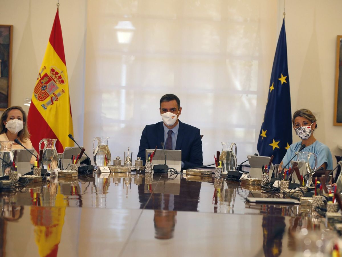 Foto: Consejo de ministros del gabinete de Pedro Sánchez. (EFE)