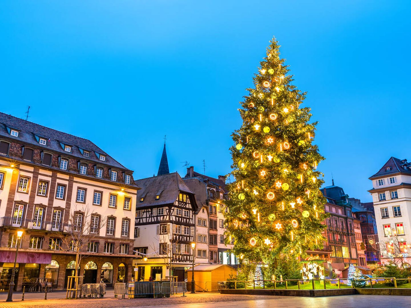 El árbol de Navidad de Estrasburgo (iStock)