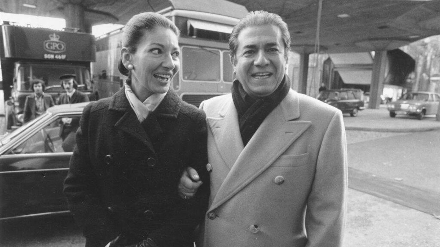 Maria Callas con Giuseppe di Stefano. (Getty)