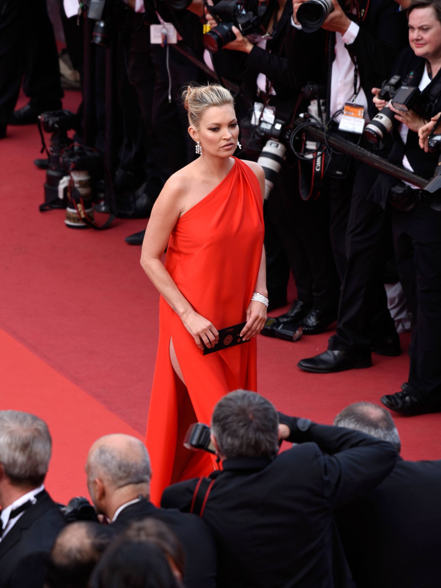 Kate Moss en el Festival de Cine de Cannes. (Getty Images)