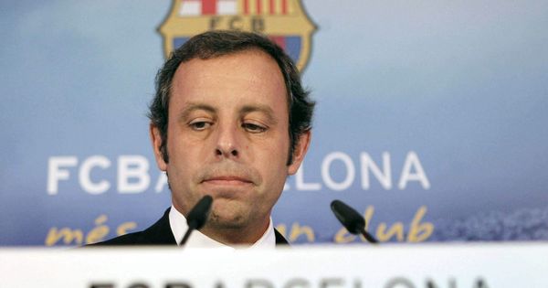Foto: El presidente del F.C.Barcelona, Sandro Rosell. (EFE)