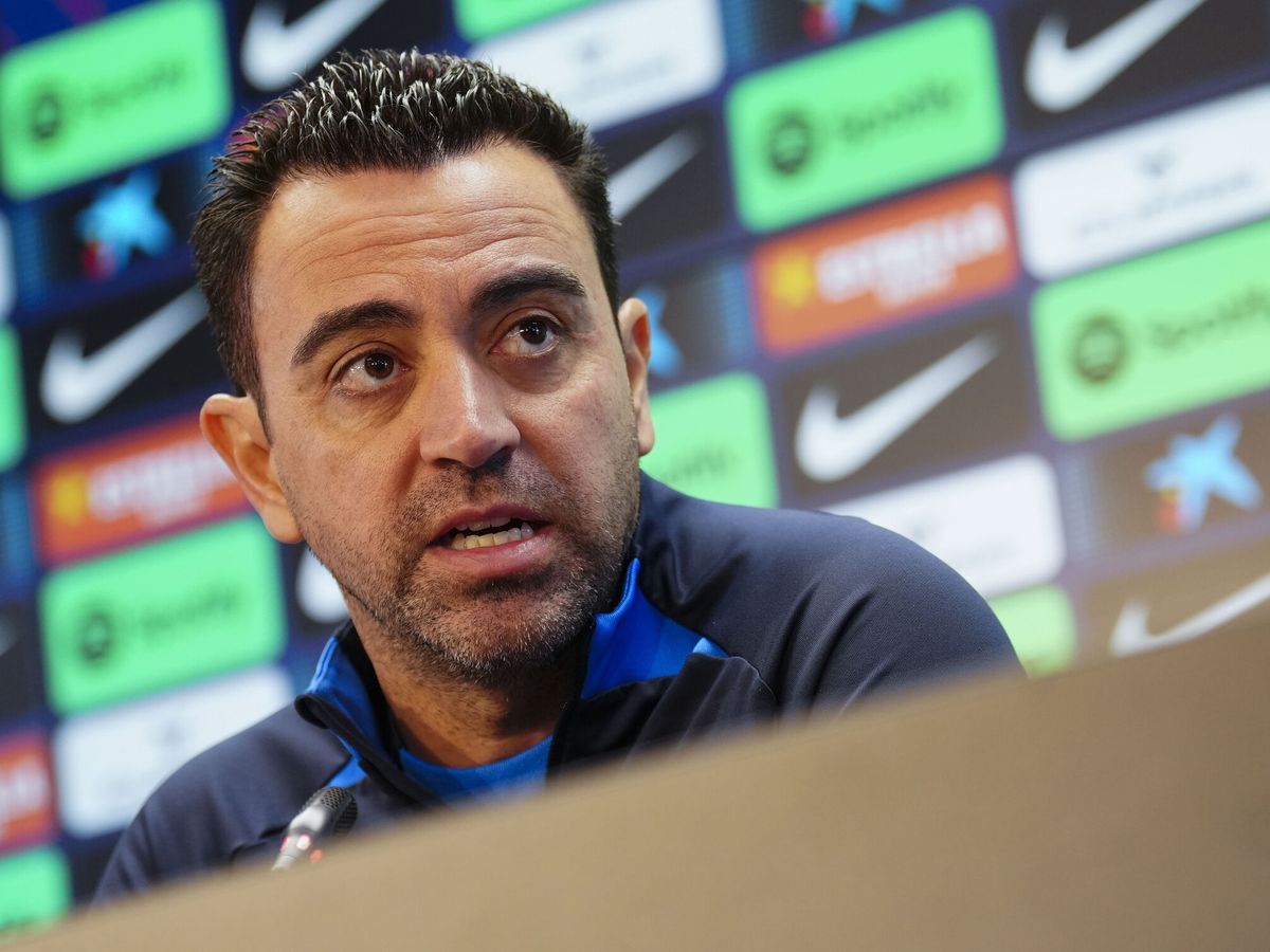 Foto: El entrenador del Barcelona, Xavi Hernández. (EFE/Enric Fontcuberta)