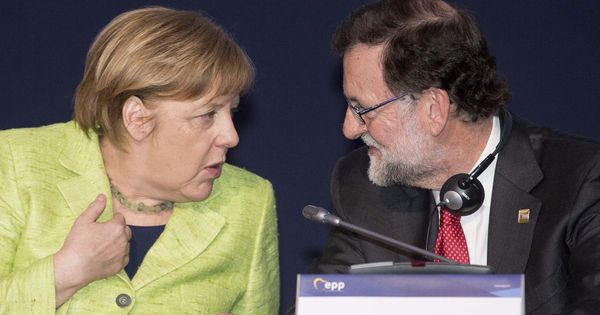 Foto: Angela Merkel y Mariano Rajoy. (EFE)