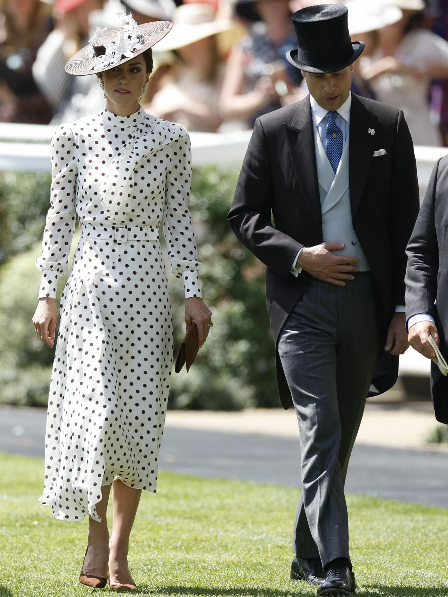El príncipe Guillermo y Kate Middleton, en Ascot el año pasado. (EFE)