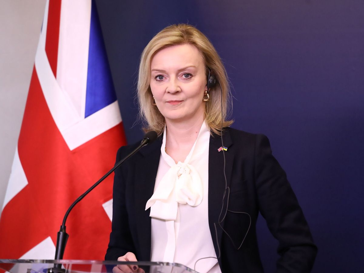 Foto: La ministra de Exteriores de Reino Unido, Liz Truss. (EFE/ Tomasz Gzell)