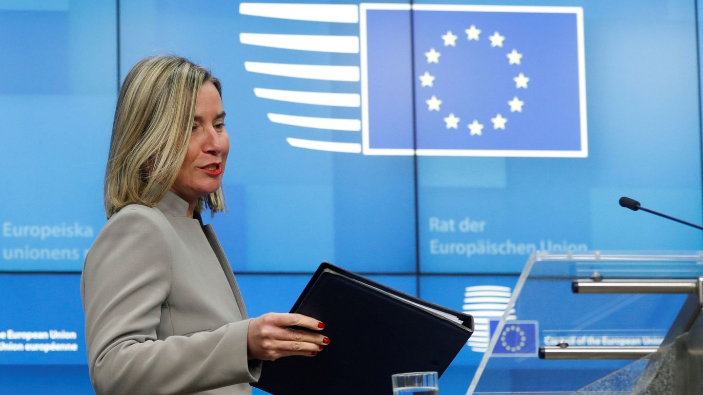La jefa de la diplomacia europea, Federica Mogherini. (EFE)