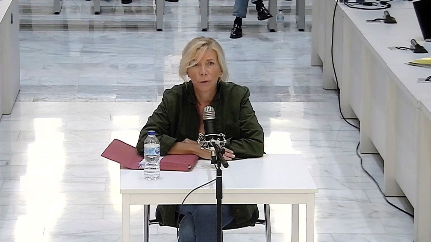 Isabel Jordán durante una declaración en la Audiencia Nacional en 2019. (EFE)