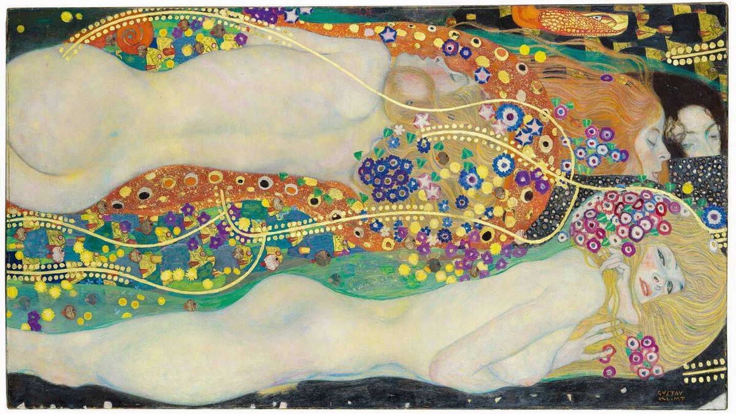 Serpientes de agua II. Gustav Klimt. 1904-07
