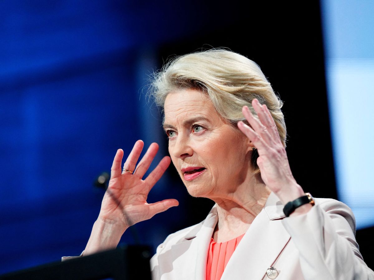 Foto: Ursula Von der Leyen, presidenta de la Comisión Europea, en Copenhague. (Reuters)