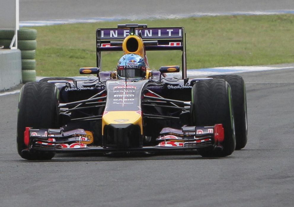 Foto: Sebastian Vettel rodando esta pretemporada en Jerez.