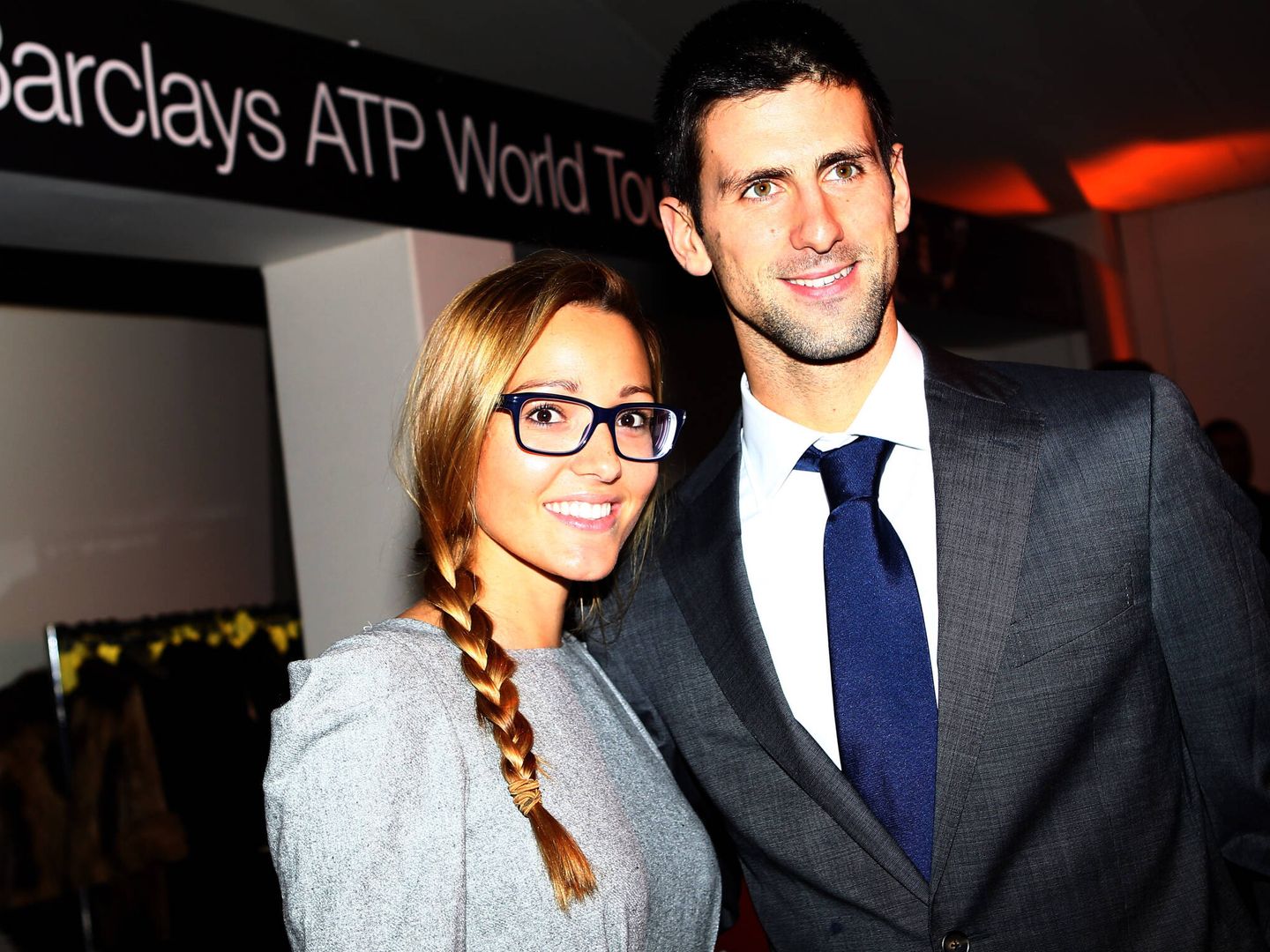 Los Djokovic, en una foto de archivo. (Getty)