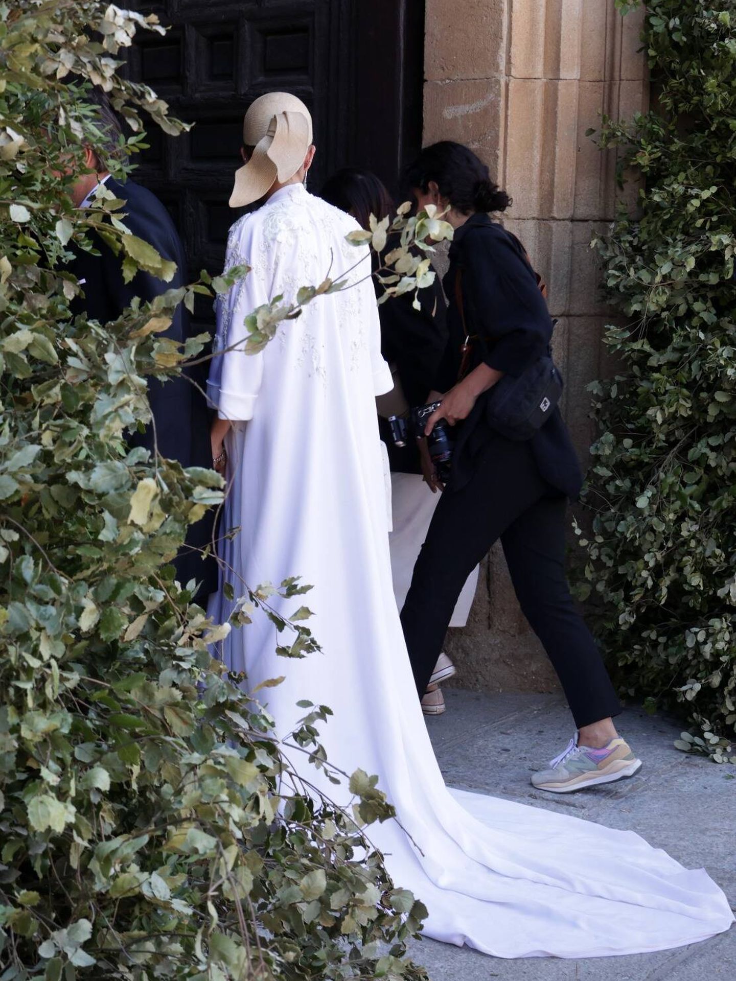 El vestido de novia de Paula Fernández. (Europa Press)