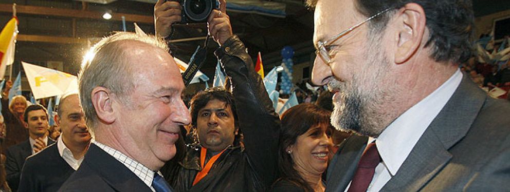 Foto: Rato ataca a Rajoy y Aguirre en una cena privada: "No me fío de ninguno de los dos"